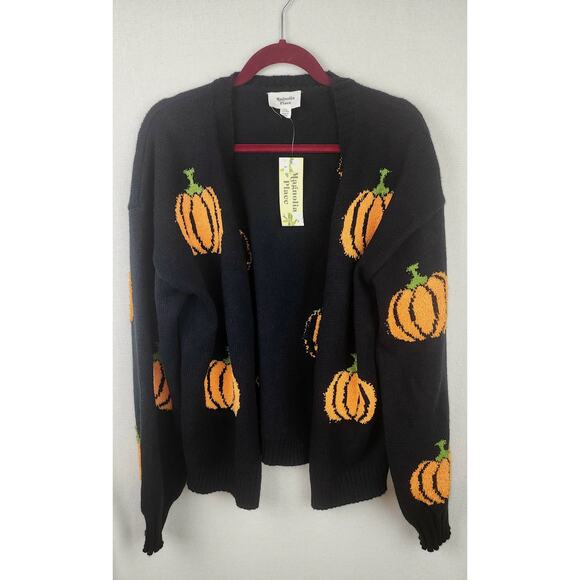 Unique Vintage magnolia place Sweaters - Unique Vintage Sweater Magnolia Place Black One size comfy cozy festive Pumpkin